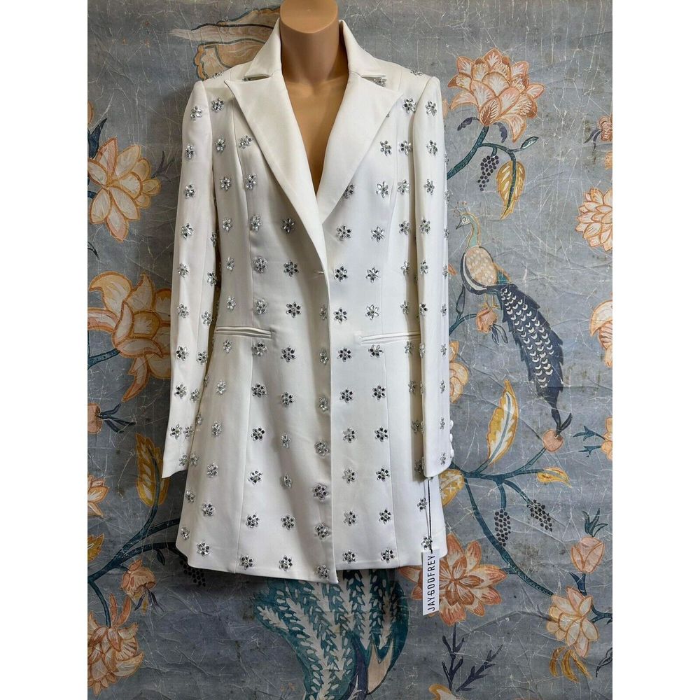 Anthropologie Ace Crystal Tuxedo Dress $400 - Picture 7 of 11